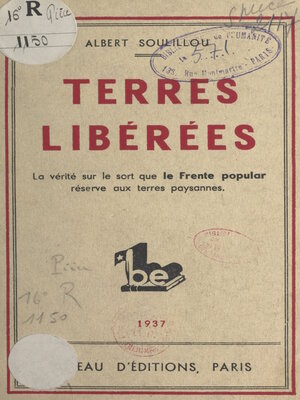 cover image of Terres libérées